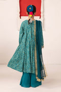 Maria B | 3 Piece Printed Raw Silk Suit | MKS-EA24-05 - Libasekhas
