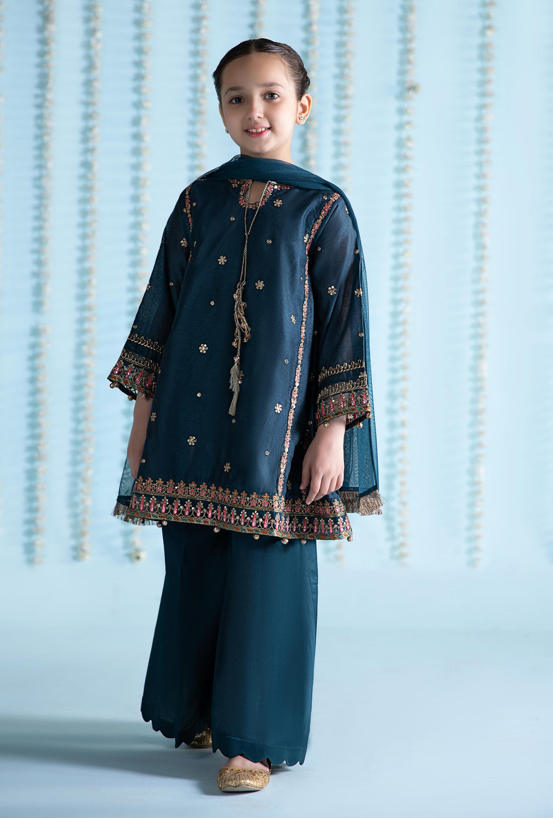 Maria B | 3 Piece Embroidered Yarn Dyed Suit | MKS-EA24-19 - Libasekhas