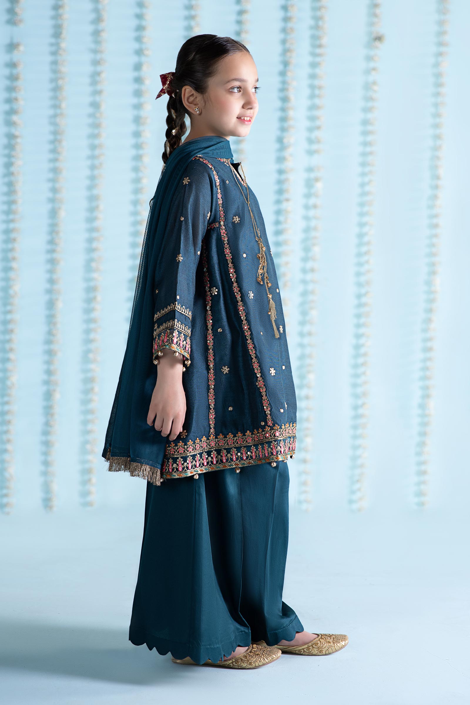 Maria B | 3 Piece Embroidered Yarn Dyed Suit | MKS-EA24-19 - Libasekhas