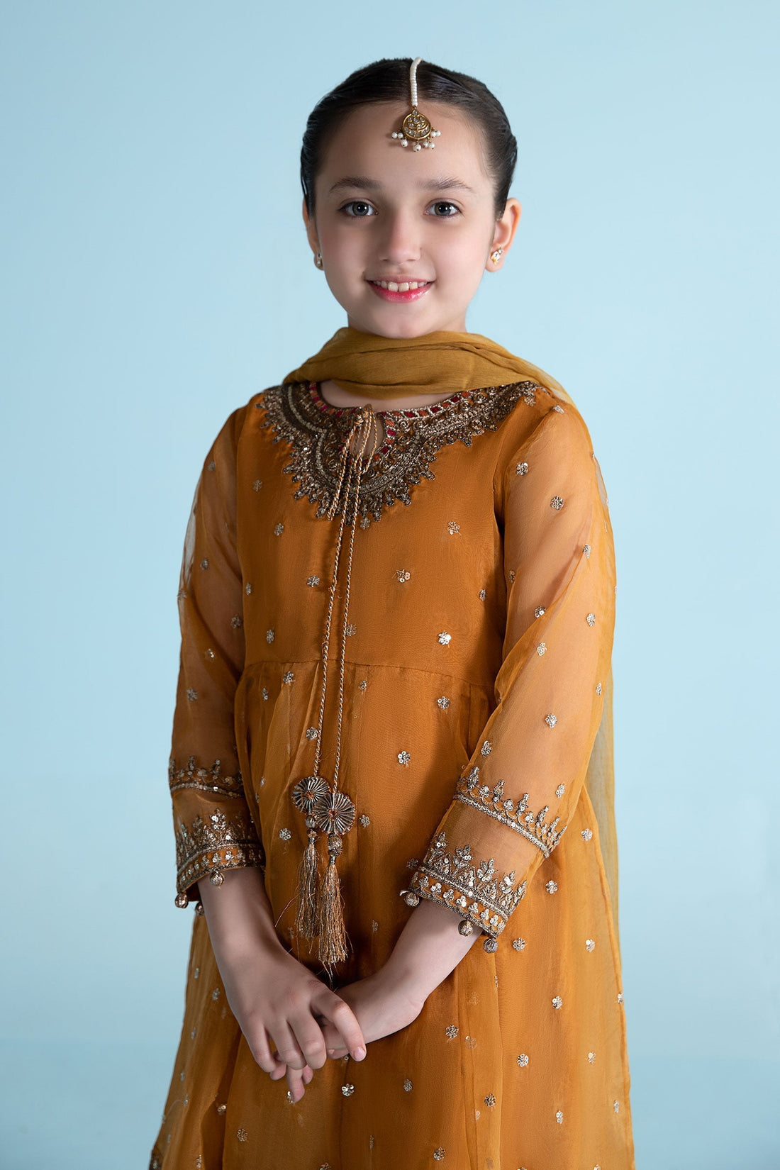 Maria B | 3 Piece Embroidered Organza Suit | MKS-EA24-28 - House Of Zarish