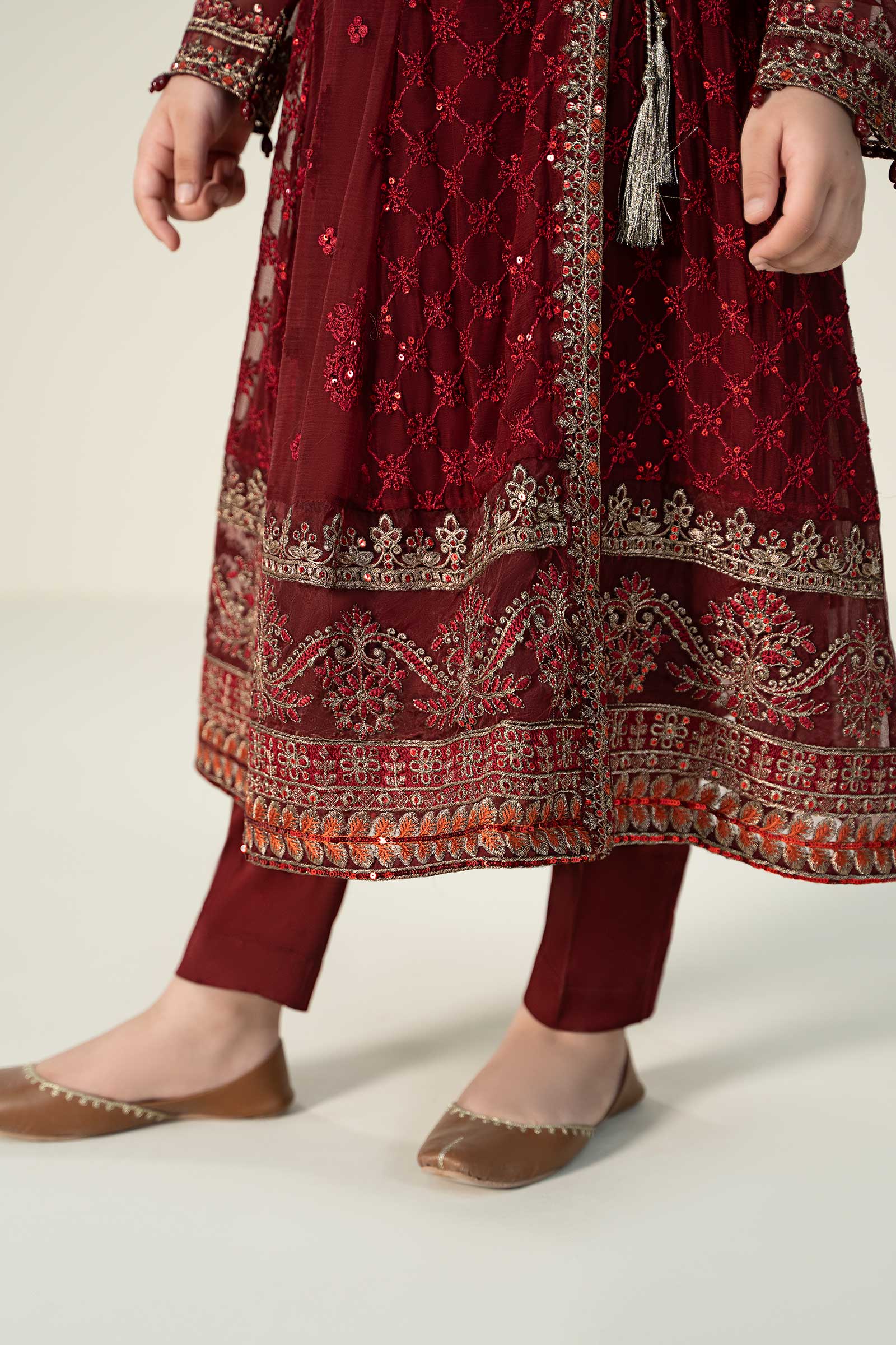 Maria B | 3 Piece Embroidered Suit | MKS-EF23-32R1 - Libasekhas