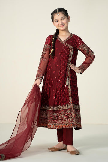 Maria B | 3 Piece Embroidered Suit | MKS-EF23-32R1 - Libasekhas