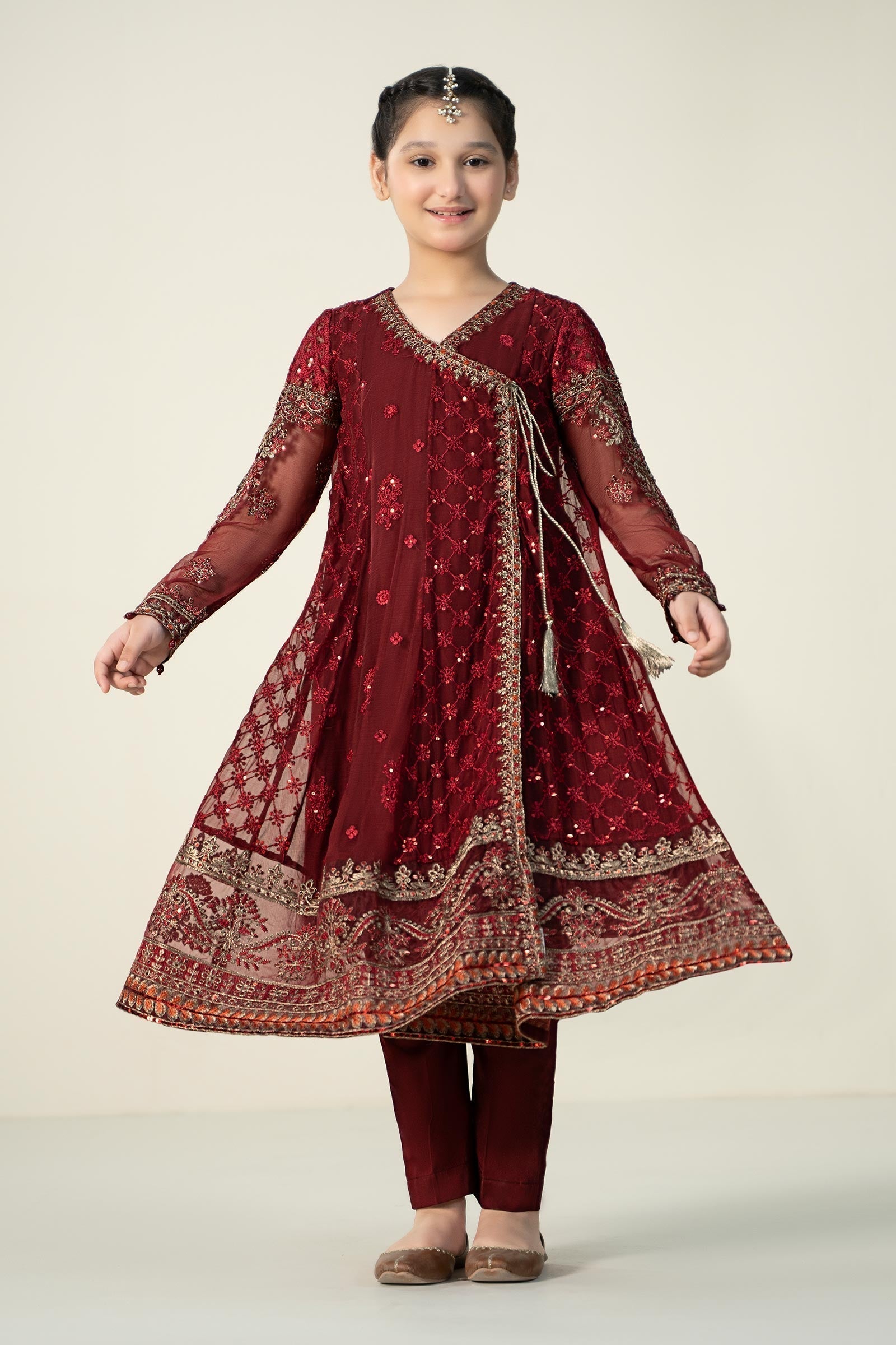 Maria B | 3 Piece Embroidered Suit | MKS-EF23-32R1 - Libasekhas