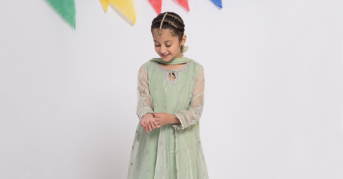 Maria B | 3 Piece Embroidered Organza Suit | MKS-EF24-15 - House Of Zarish