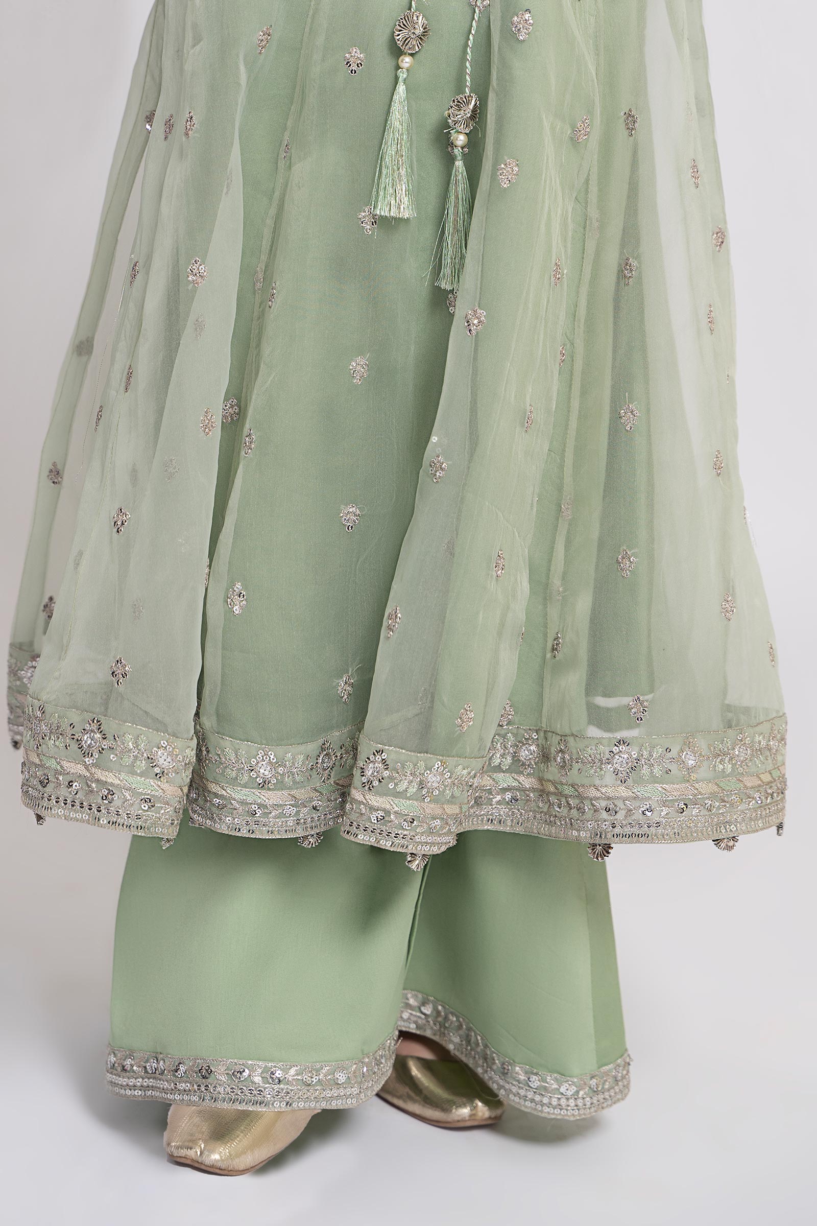Maria B | 3 Piece Embroidered Organza Suit | MKS-EF24-15 - House Of Zarish