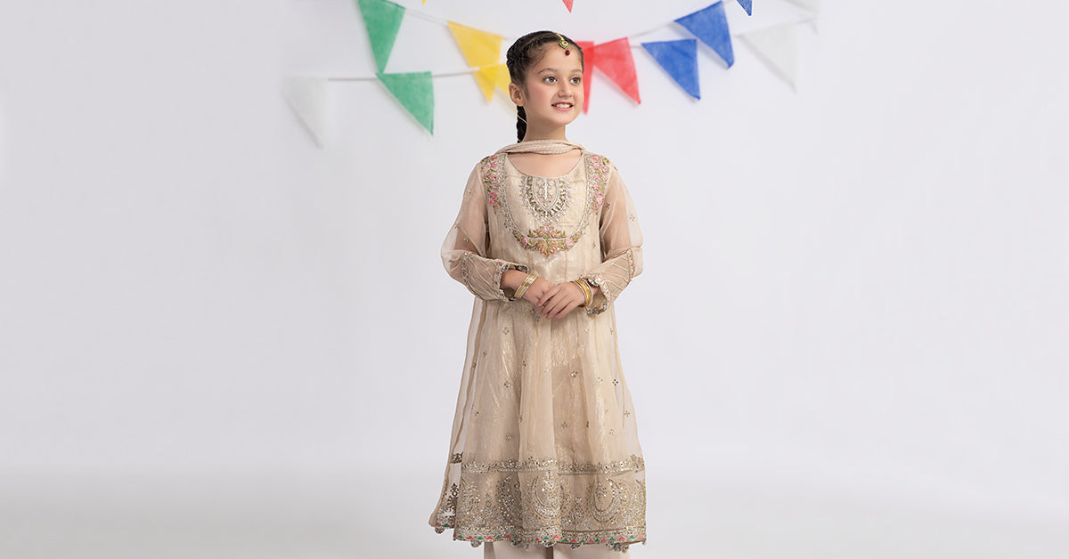 Maria B | 3 Piece Embroidered Organza Suit | MKS-EF24-26 - Libasekhas