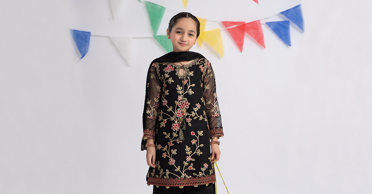 Maria B | 3 Piece Embroidered Organza Suit | MKS-EF24-30 - House Of Zarish