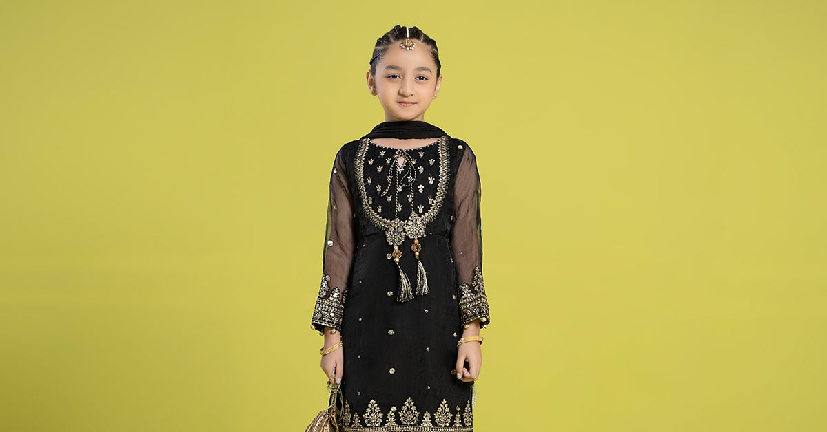 Maria B | 3 Piece Embroidered Organza Suit | MKS-EF24-37 - House Of Zarish