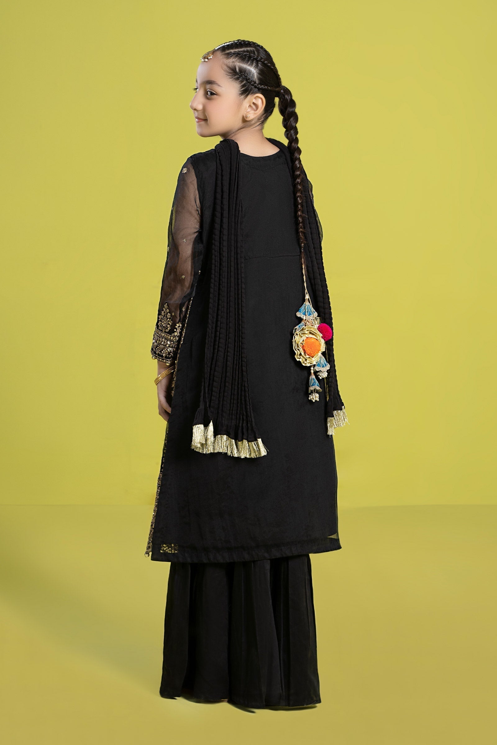 Maria B | 3 Piece Embroidered Organza Suit | MKS-EF24-37 - House Of Zarish