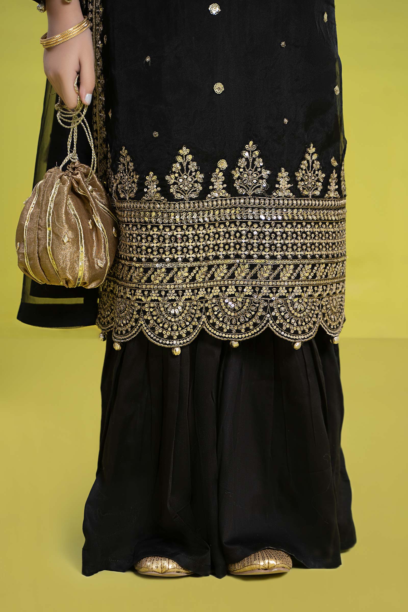 Maria B | 3 Piece Embroidered Organza Suit | MKS-EF24-37 - House Of Zarish