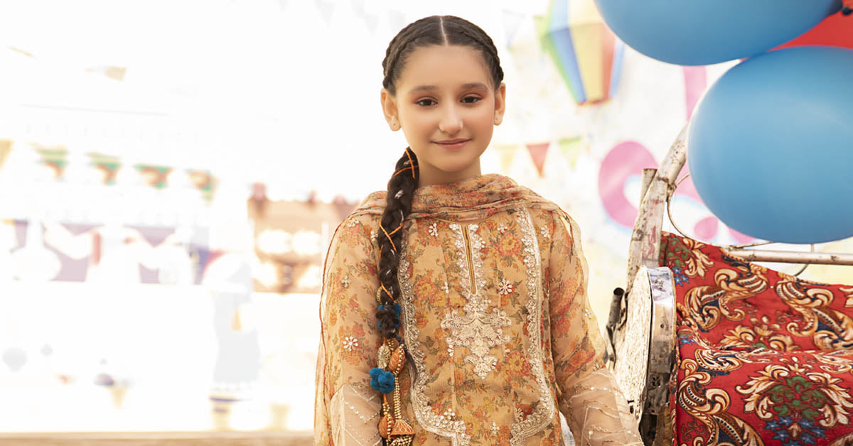 Maria B | 3 Piece Embroidered Zari Masoori Organza Suit | MKS-EF24-38 - House Of Zarish