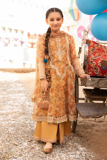 Maria B | 3 Piece Embroidered Zari Masoori Organza Suit | MKS-EF24-38 - House Of Zarish