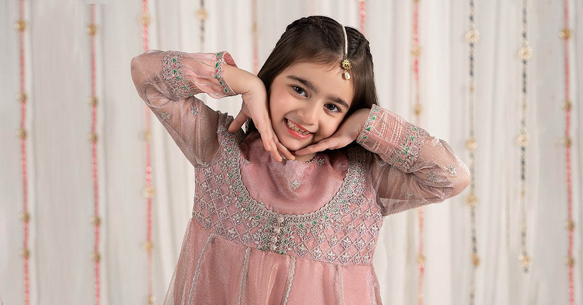 Maria B | 3 Piece Embroidered Zari Net Suit | MKS-EF25-01 - House Of Zarish
