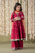 Maria B | 3 Piece Embroidered Raw Silk Suit | MKS-EF25-07 - House Of Zarish