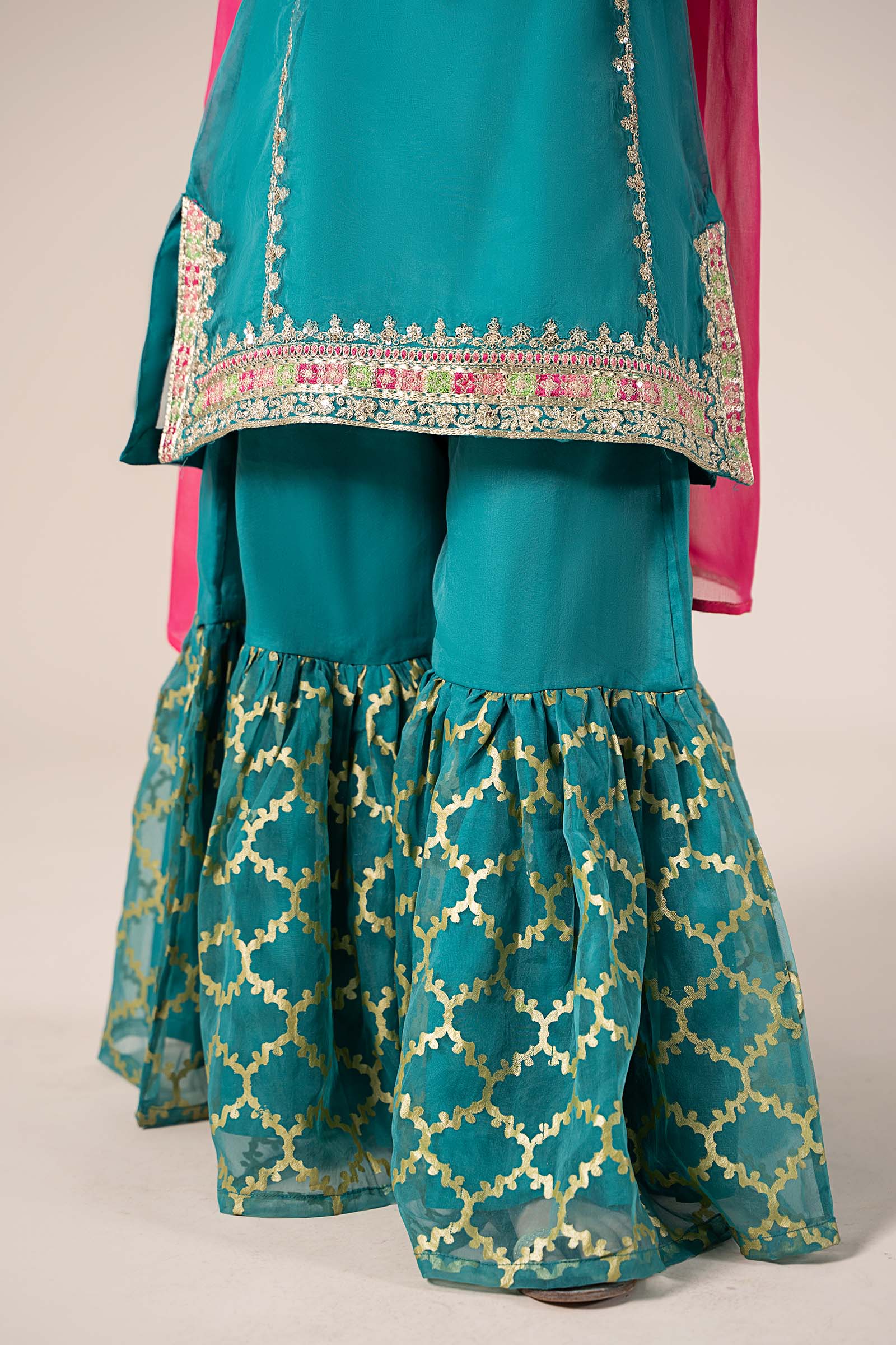 Maria B | 3 Piece Embroidered Organza Suit | MKS-EF25-16 - Libasekhas