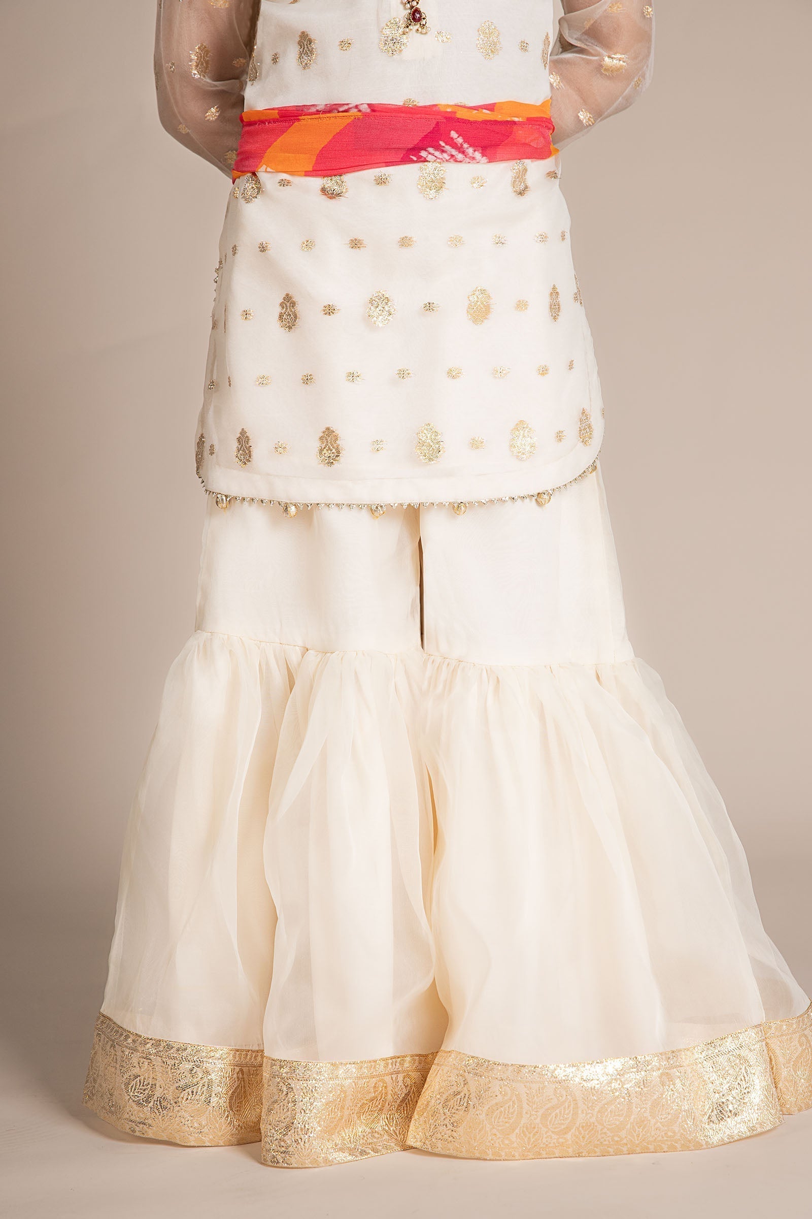 Maria B | 3 Piece Embroidered Organza Lurex Suit | MKS-EF25-20 - House Of Zarish