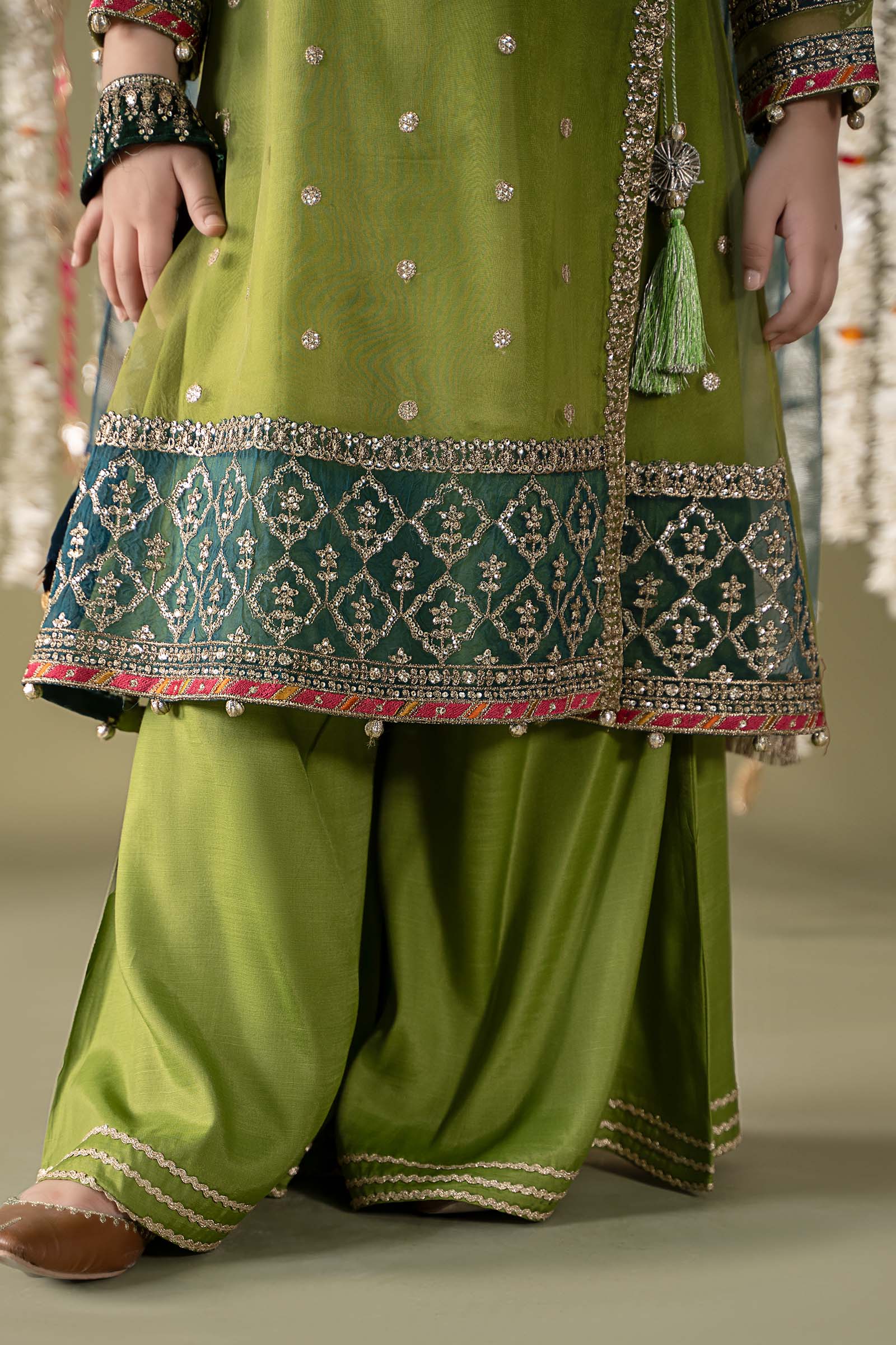 Maria B | 3 Piece Embroidered Organza Suit | MKS-EF25-21 - House Of Zarish