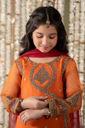 Maria B | 3 Piece Embroidered Organza Suit | MKS-EF25-21 - House Of Zarish