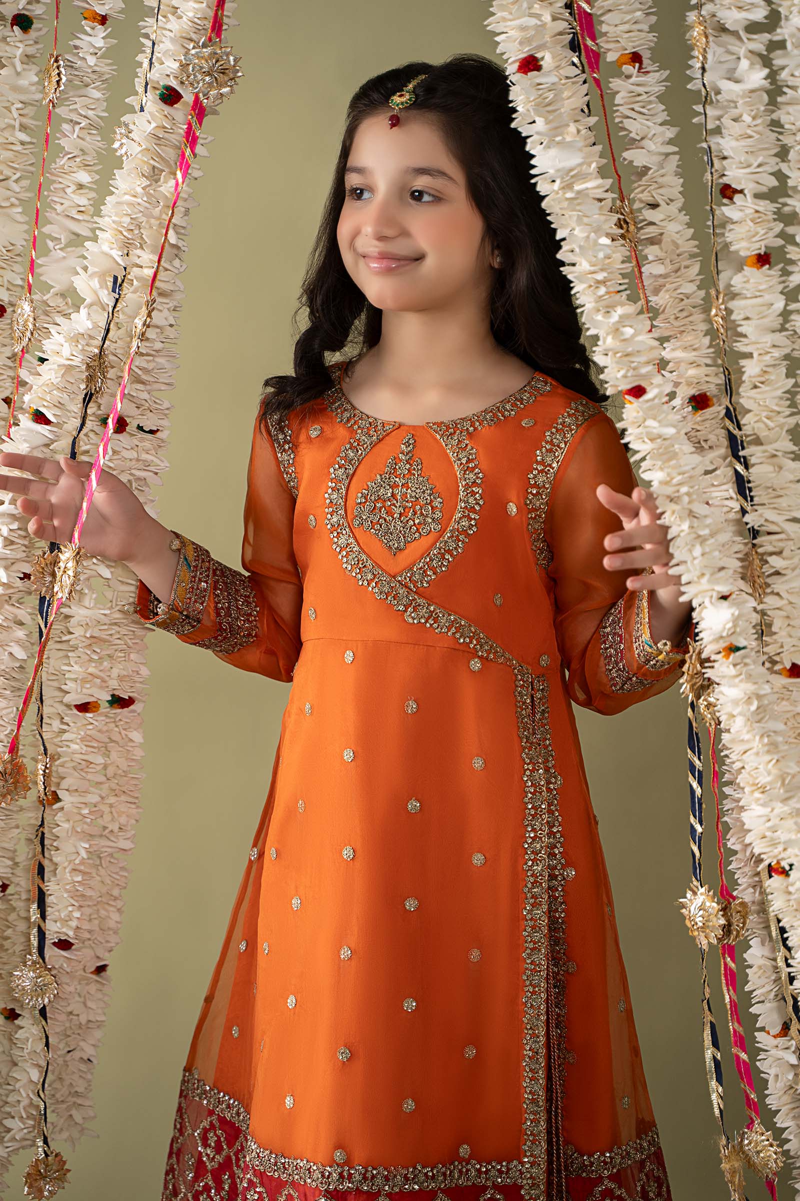 Maria B | 3 Piece Embroidered Organza Suit | MKS-EF25-21 - House Of Zarish