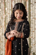 Maria B | 3 Piece Embroidered Raw Silk Suit | MKS-EF25-25 - House Of Zarish