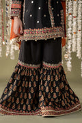 Maria B | 3 Piece Embroidered Raw Silk Suit | MKS-EF25-25 - House Of Zarish