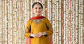 Maria B | 3 Piece Embroidered Raw Silk Suit | MKS-EF25-27 - House Of Zarish