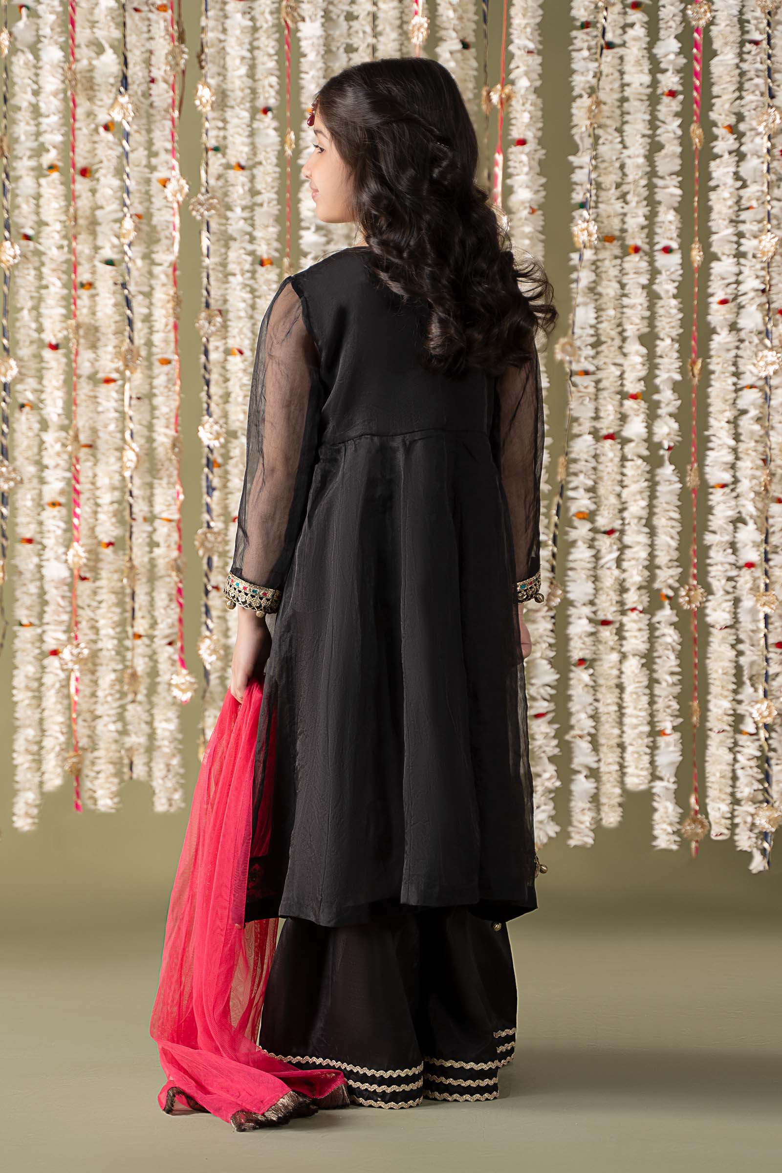 Maria B | 3 Piece Embroidered Organza Suit | MKS-EF25-32 - House Of Zarish