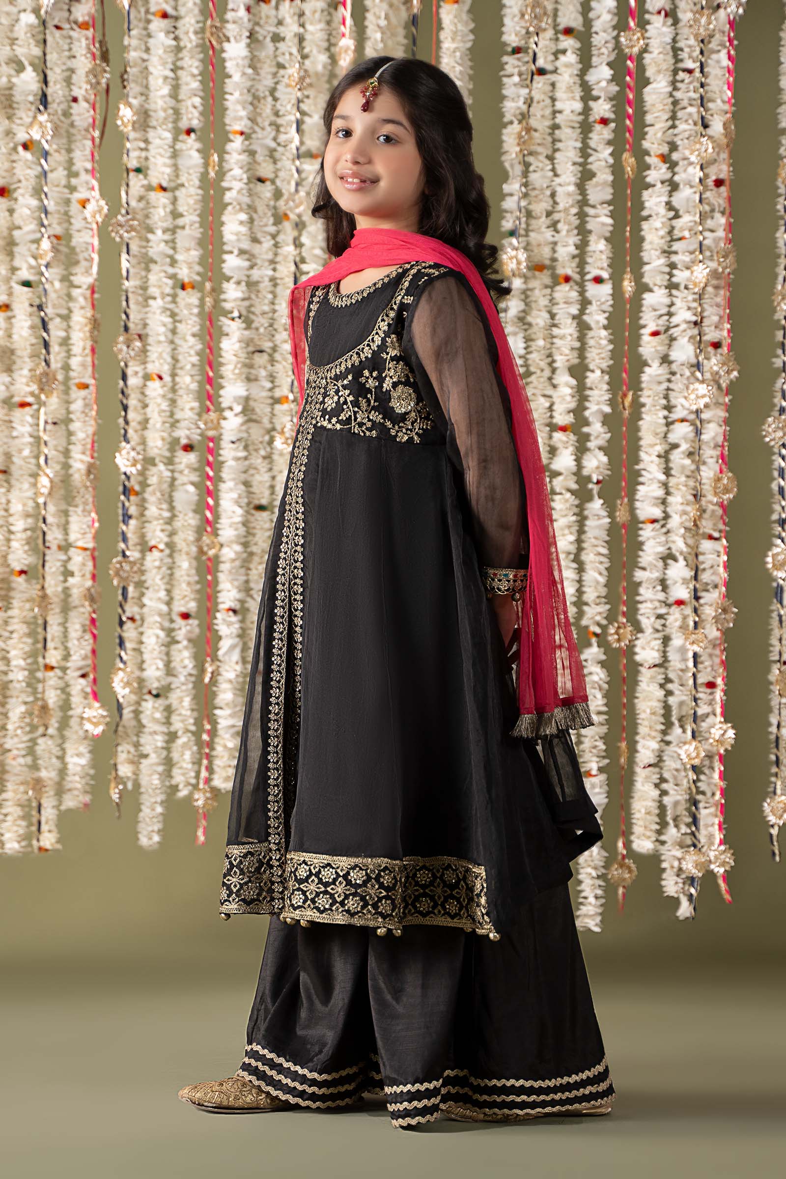 Maria B | 3 Piece Embroidered Organza Suit | MKS-EF25-32 - House Of Zarish