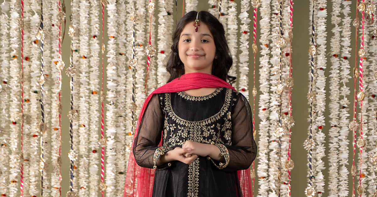 Maria B | 3 Piece Embroidered Organza Suit | MKS-EF25-32 - Libasekhas