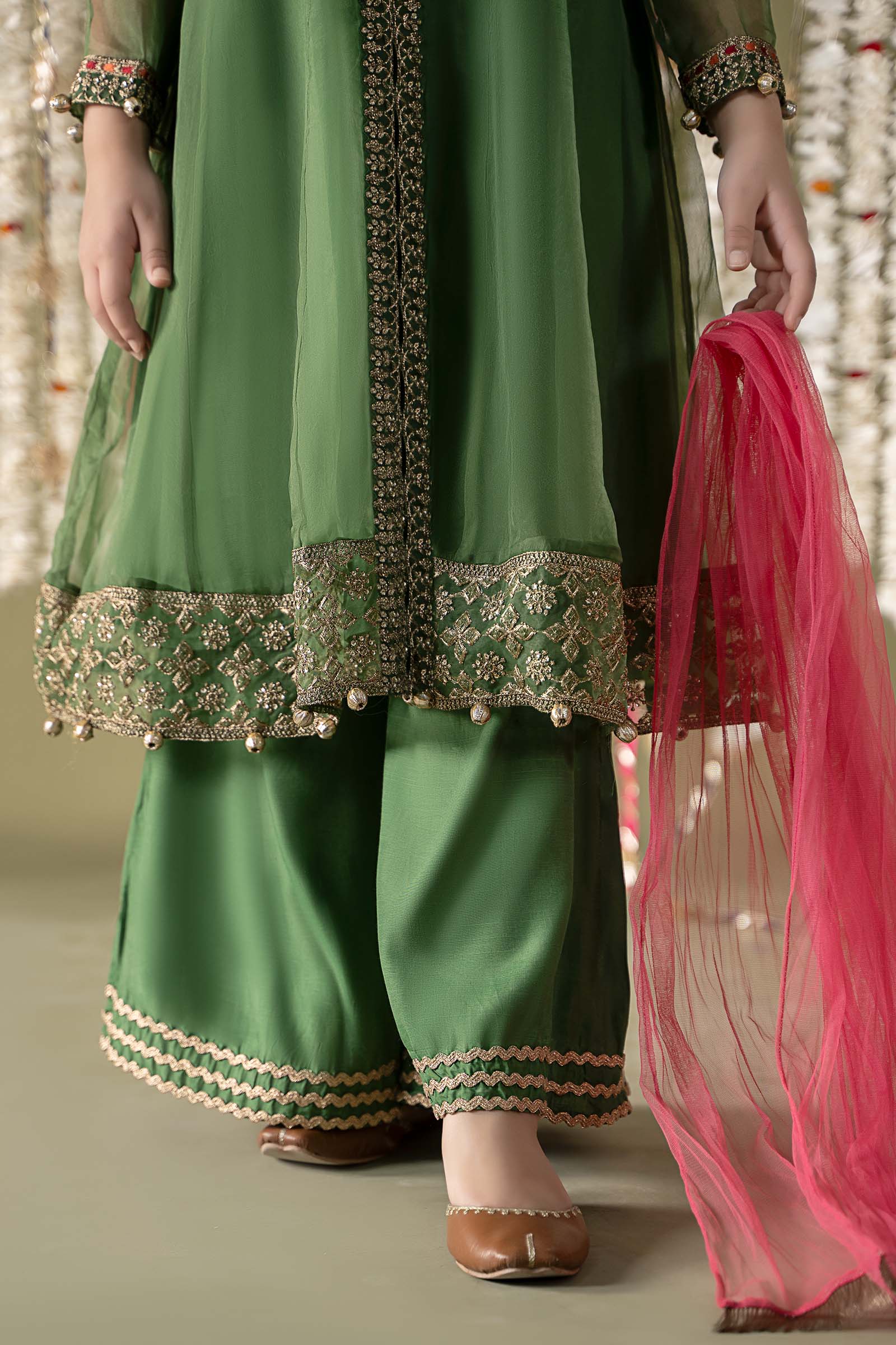 Maria B | 3 Piece Embroidered Organza Suit | MKS-EF25-32 - House Of Zarish
