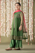 Maria B | 3 Piece Embroidered Organza Suit | MKS-EF25-32 - House Of Zarish