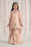 Maria B | 3 Piece Embroidered Cotton Satin Suit | MKS-EF25-35 - House Of Zarish