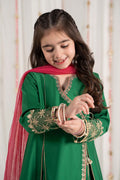 Maria B | 3 Piece Embroidered Cotton Satin Suit | MKS-EF25-41 - House Of Zarish