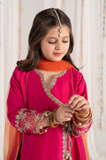 Maria B | 3 Piece Embroidered Cotton Satin Suit | MKS-EF25-41 - House Of Zarish