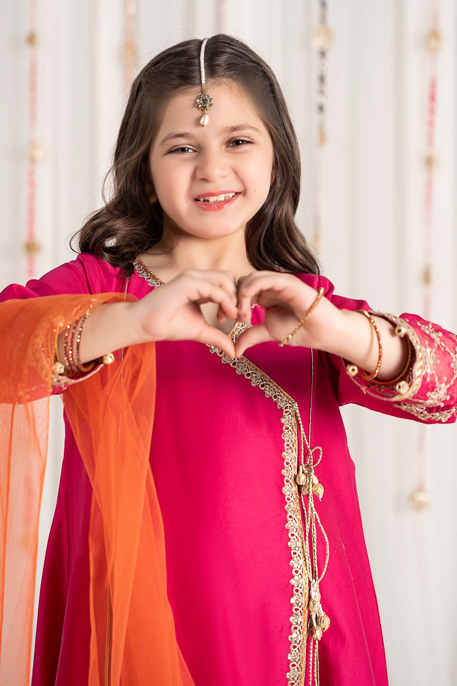 Maria B | 3 Piece Embroidered Cotton Satin Suit | MKS-EF25-41 - House Of Zarish