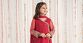 Maria B | 3 Piece Embroidered Polyester Net Suit | MKS-EF25-43 - House Of Zarish
