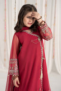 Maria B | 3 Piece Embroidered Polyester Net Suit | MKS-EF25-43 - Libasekhas