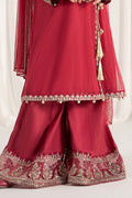 Maria B | 3 Piece Embroidered Polyester Net Suit | MKS-EF25-43 - House Of Zarish