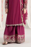Maria B | 3 Piece Embroidered Polyester Net Suit | MKS-EF25-43 - Libasekhas