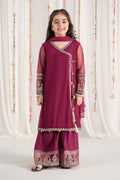 Maria B | 3 Piece Embroidered Polyester Net Suit | MKS-EF25-43 - House Of Zarish