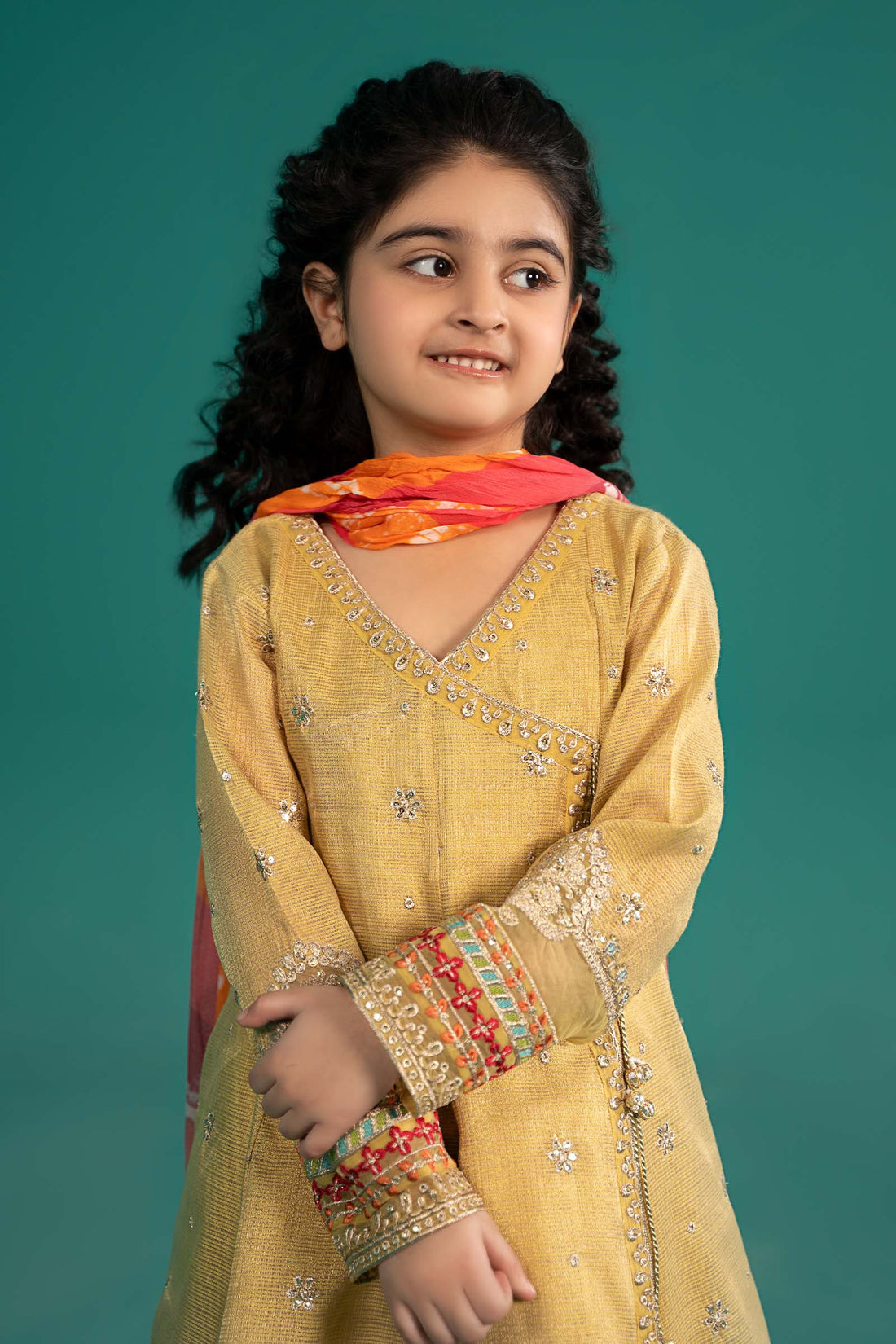 Maria B | 3 Piece Embroidered Cotton Zari Net Suit | MKS-EF25-46 - House Of Zarish