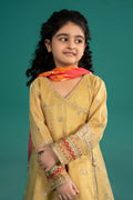 Maria B | 3 Piece Embroidered Cotton Zari Net Suit | MKS-EF25-46 - House Of Zarish