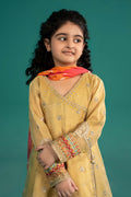 Maria B | 3 Piece Embroidered Cotton Zari Net Suit | MKS-EF25-46 - Libasekhas