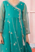Maria B | 3 Piece Embroidered Organza Suit | MKS-PF24-01 - Libasekhas