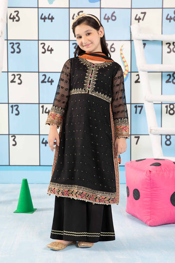 Maria B | 3 Piece Embroidered Cotton Zari Net Suit | MKS-PF24-06 - House Of Zarish