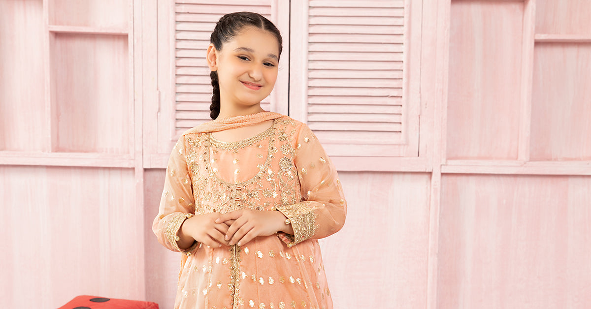 Maria B | 3 Piece Embroidered Organza Suit | MKS-PF24-07 - Libasekhas