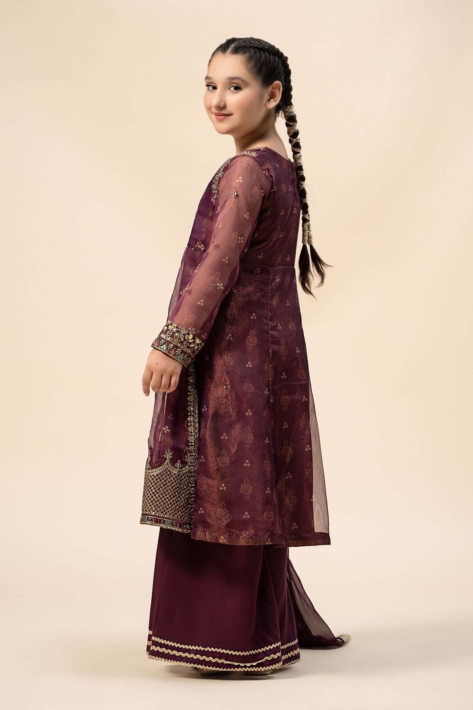 Maria B | 3 Piece Embroidered Cotton Net Suit | MKS-W24-01 - Libasekhas
