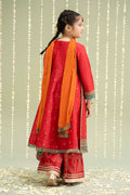 Maria B | 3 Piece Embroidered Raw Silk Suit | MKS-W24-02 - House Of Zarish