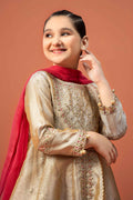 Maria B | 3 Piece Embroidered Zari jacquard Suit | MKS-W24-03 - House Of Zarish