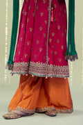 Maria B | 3 Piece Embroidered Raw Silk Suit | MKS-W24-10 - House Of Zarish